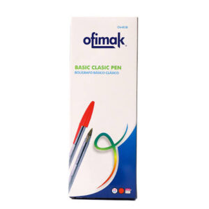 LAPICERO COLOR ROJO DE 1.0 MM CLASICO OK483B