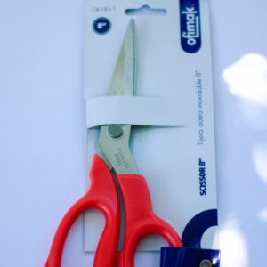 TIJERA PARA OFICINA 8" SUPER FUERTE BLISTER CARD