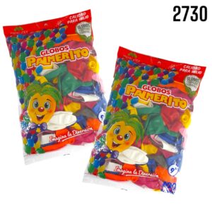 GLOBOS PALMERITO# 9 BOLSA DE 100