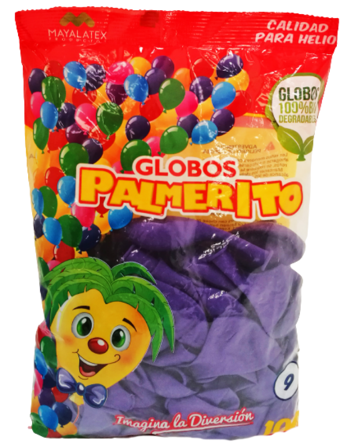 GLOBOS PALMERITO# 9 BOLSA DE 100 - Image 2