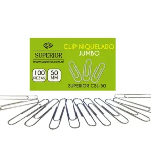CLIP DE METALICO  JUMBO 50MM 1/100 PZAS SUPERIOR