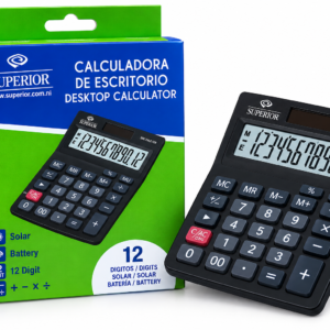 CALCULADORA SUPERIOR DE 12 DIGITOS SUP C-MX-12B